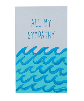 Sympathy Waves - Ocean Inspired Card